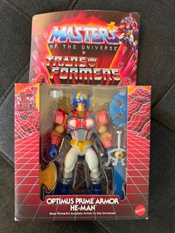 Masters of the Universe x Transformers Optimus Prime Armor He-Man