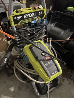 Ryobi 2300 PSI 1.2 GPM Brushless Electric Pressure Washer.