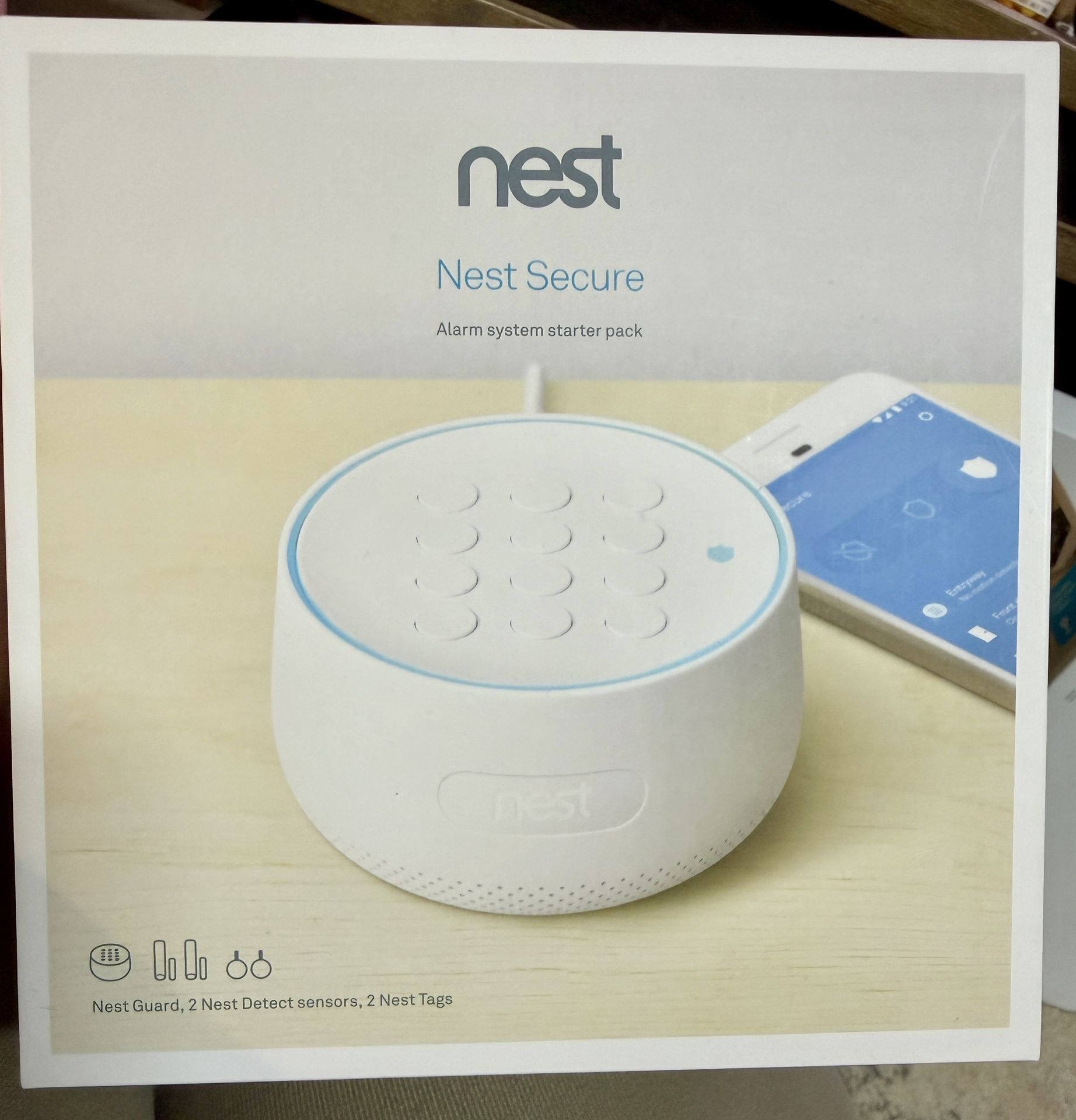 Nest Security Plug-in Indoor White Security Alarm System Starter Pack