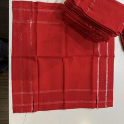 Red Cloth Napkins