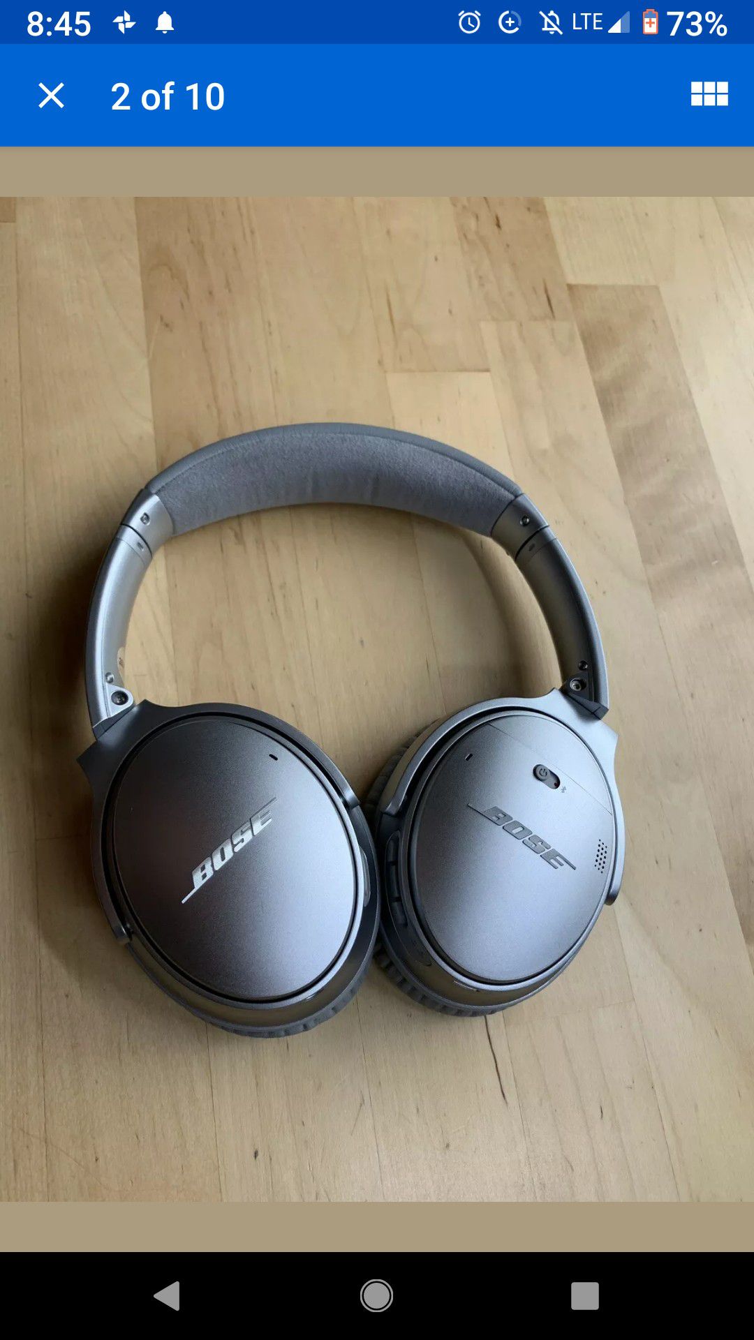 BOSE-QuietComfort 35 II wireless headphones- Silver