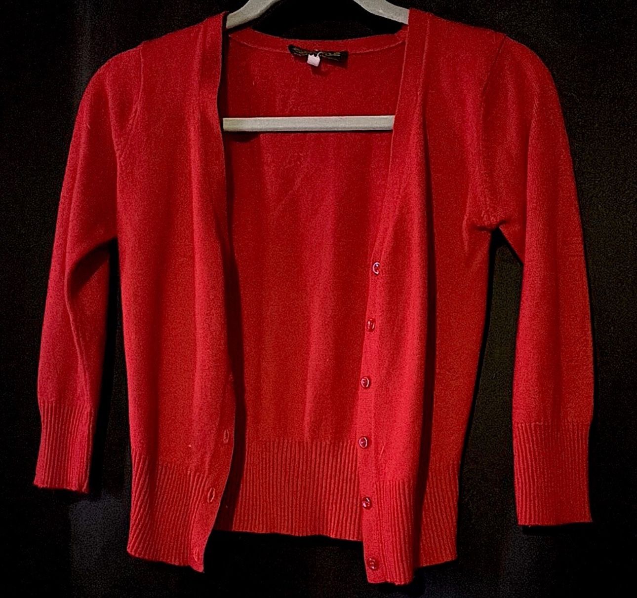 Sidecca - Red Button Up Cardigan
