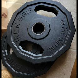Iron Grip Olympic Weights