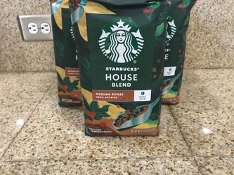 Starbucks Medium Roast House Blend Whole Beans 40 oz Bags