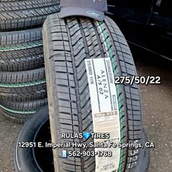 275/50/22 BRIDGESTONE ALENZA A/S •Brand new tires / Llantas nuevas ¤ DM 📞 for a Quote. 