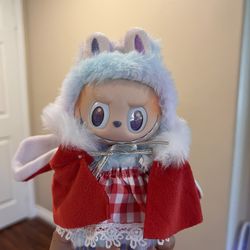 La Bubu Bunny Collectible – Rare Red Hood Outfit 💎