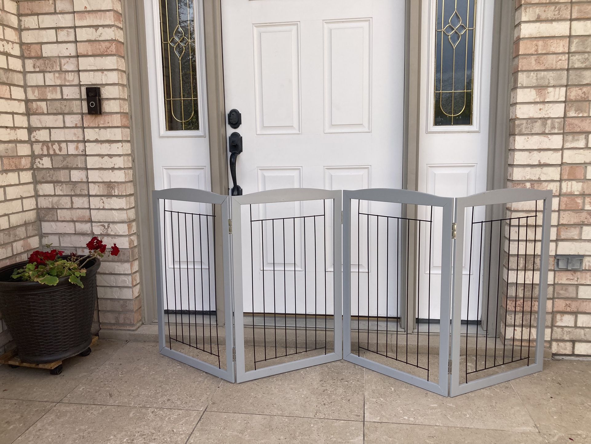 wooden gate (80” across x 32” Height)- Has Leg Attachments 