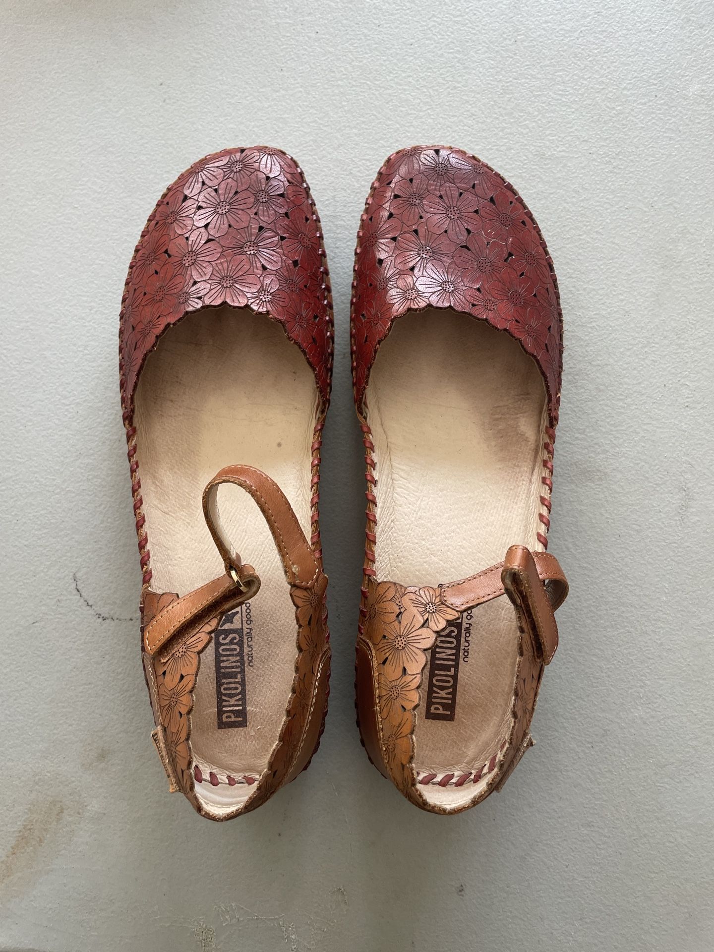 Pikolinos Womens Mary Jane Closed Toe Flat Comfort Shoes Size 40
