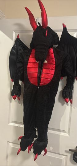 Black and Red Dragon Halloween Costume