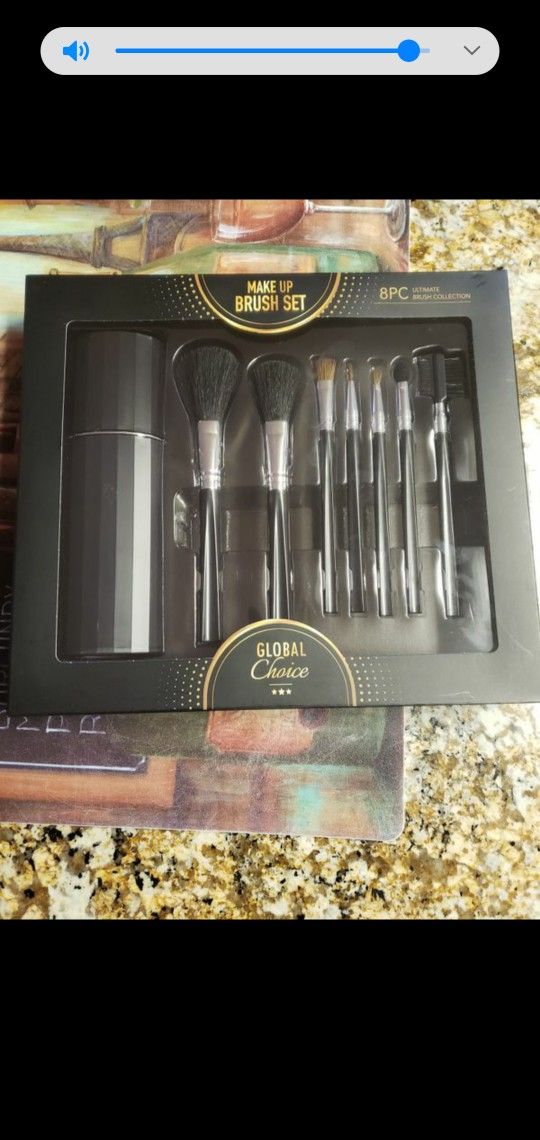 Make Up Brush Set Black 