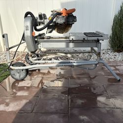 15 Amp 10 in. Wet Tile Saw with Portable Stand