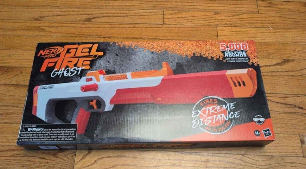NEW Nerf Pro Gelfire Ghost Bolt Action Blaster 5000 - Nerf Gun