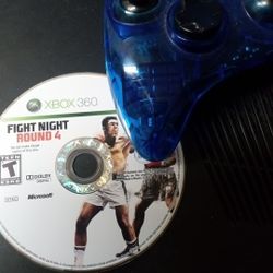 Xbox 360 with game and controller 