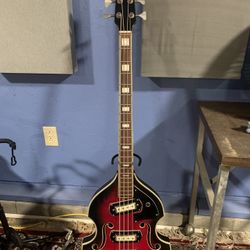 Extremely RARE MIJ Scroll Bass
