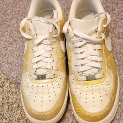 Nike Air Force 1 Low Swan Sneakers Women's 9 Men's 7