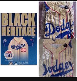Los Angeles Dodgers Black Heritage Night Jersey SGA 6/19/25 BETTS