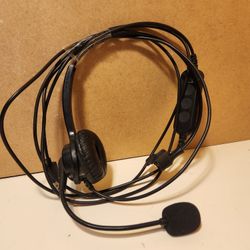 Mini USB Headset & Microphone - Black