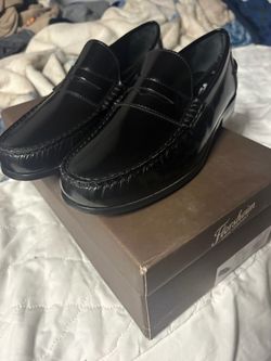 Michael Jackson shoes/ black penny loafers