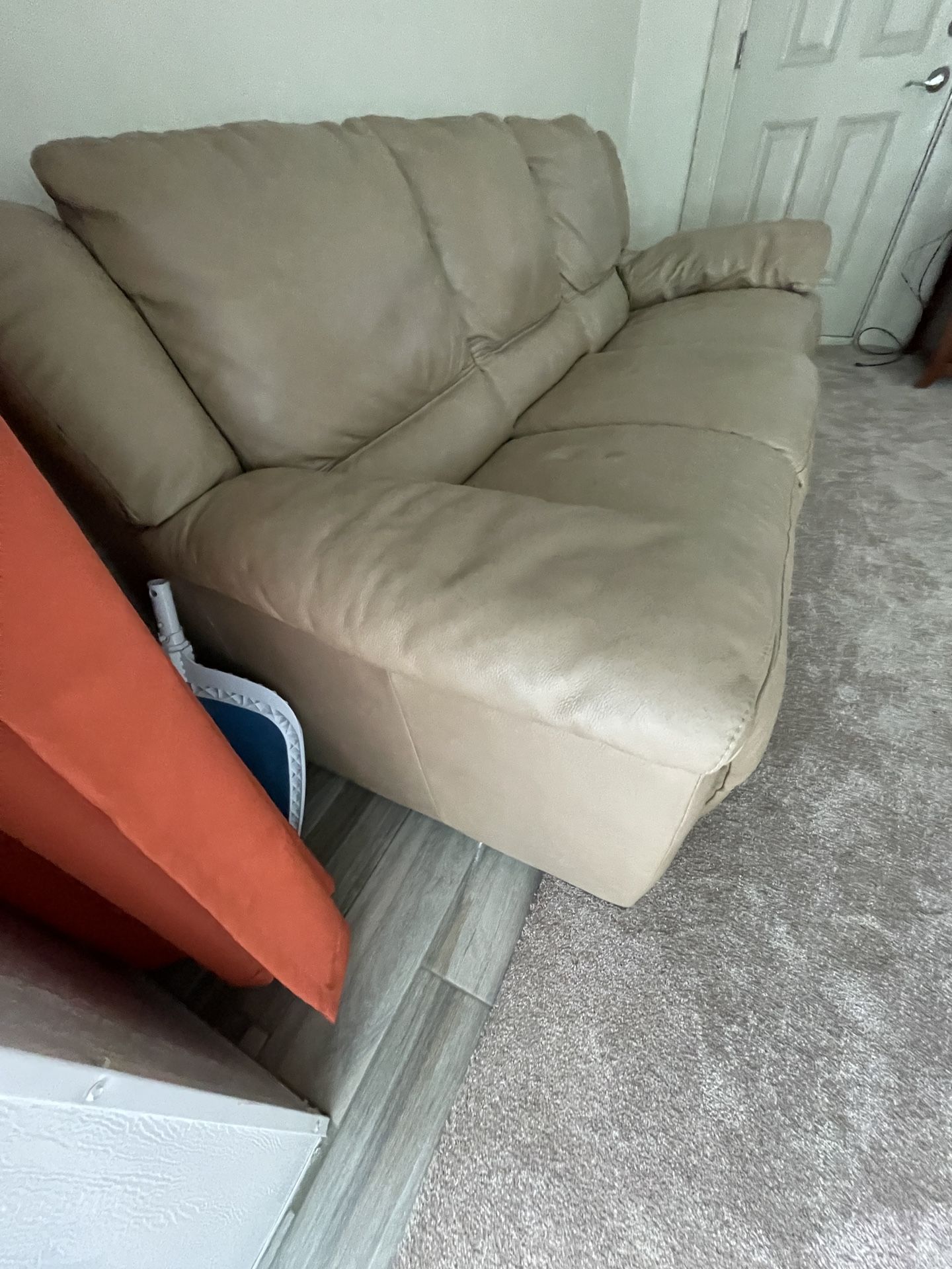 Natuzzi Italian Leather Recliner Sofa