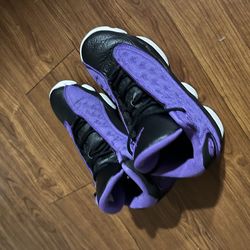Purple And Black Jordans