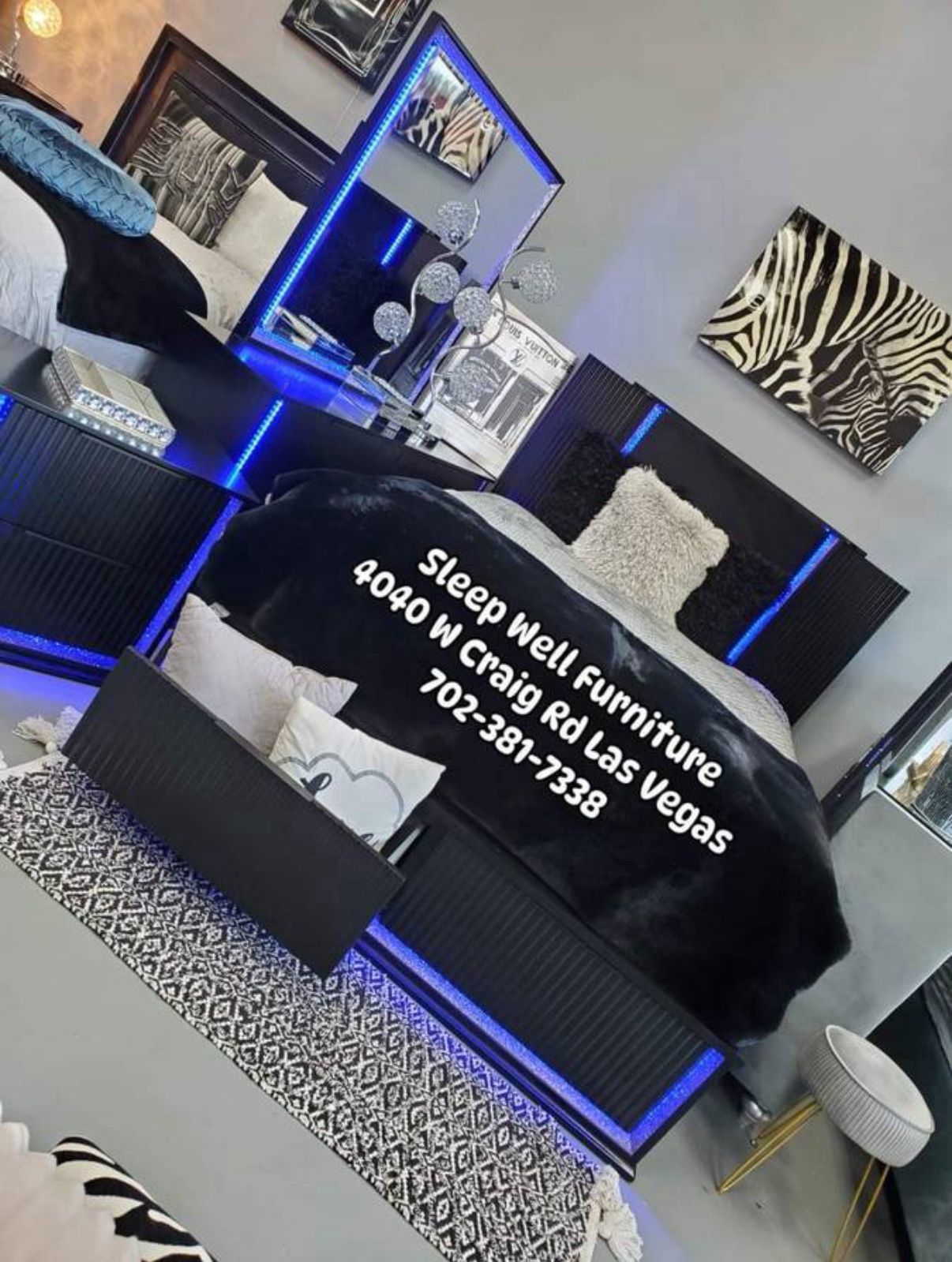 ✨ 4PC LED BEDROOM SET – BRAND NEW! ✨ 🔥 LIMITED STOCK • FAST DELIVERY AVAILABLE 🔥