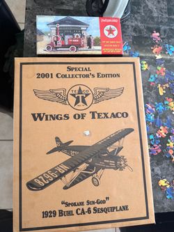Wings of Texaco 2001 Collector's Edition Die-Cast Plane