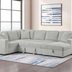 New Sectional Light Grey 