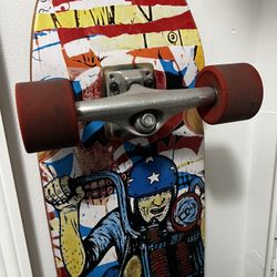 Skateboard Arbor with Gullwing trucks.