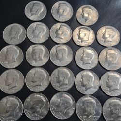 Set Of 23 Kennedy Bicentennial 1(contact info removed) Half Dollars 50 Cent Pieces