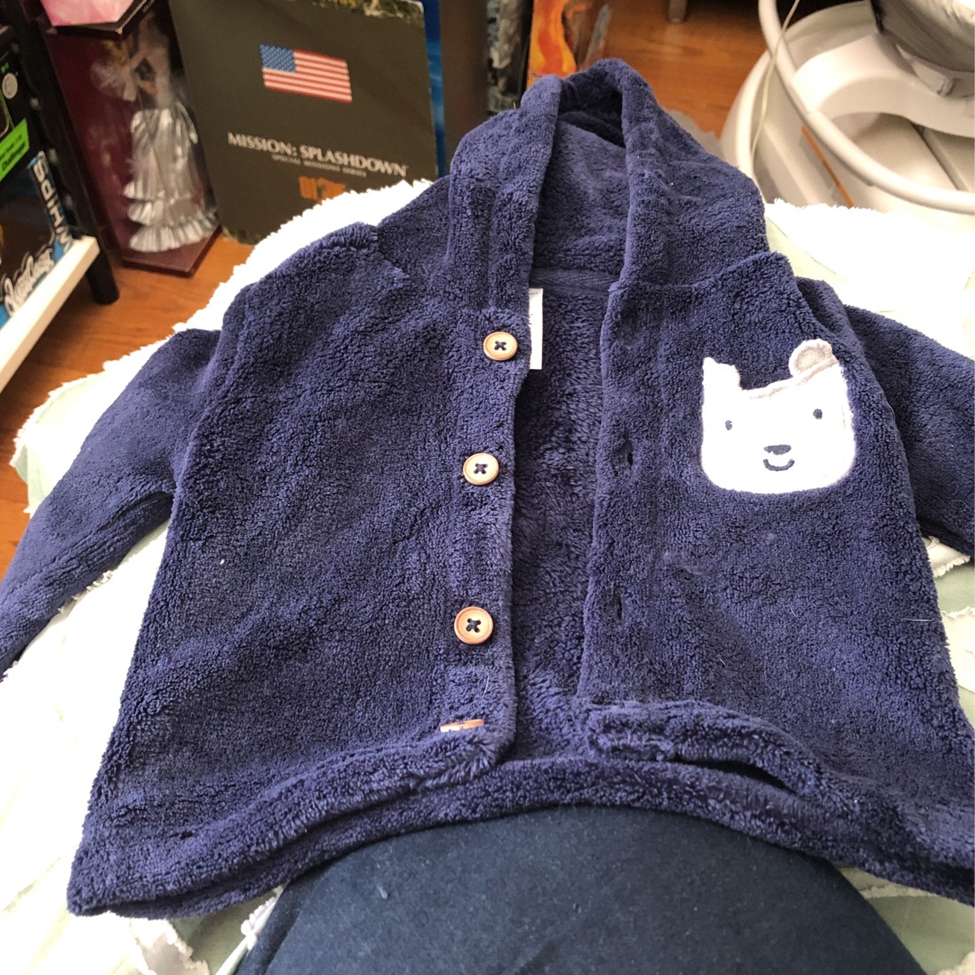 Baby soft hoodie jacket new never used