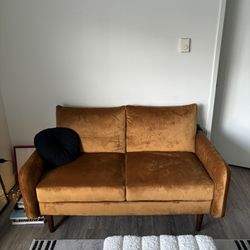 Mid century Sofa Loveseat 