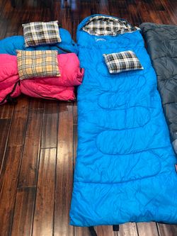 sleeping bags, only used ONCE
