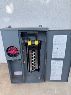250 amp Square D Electrical Panel
