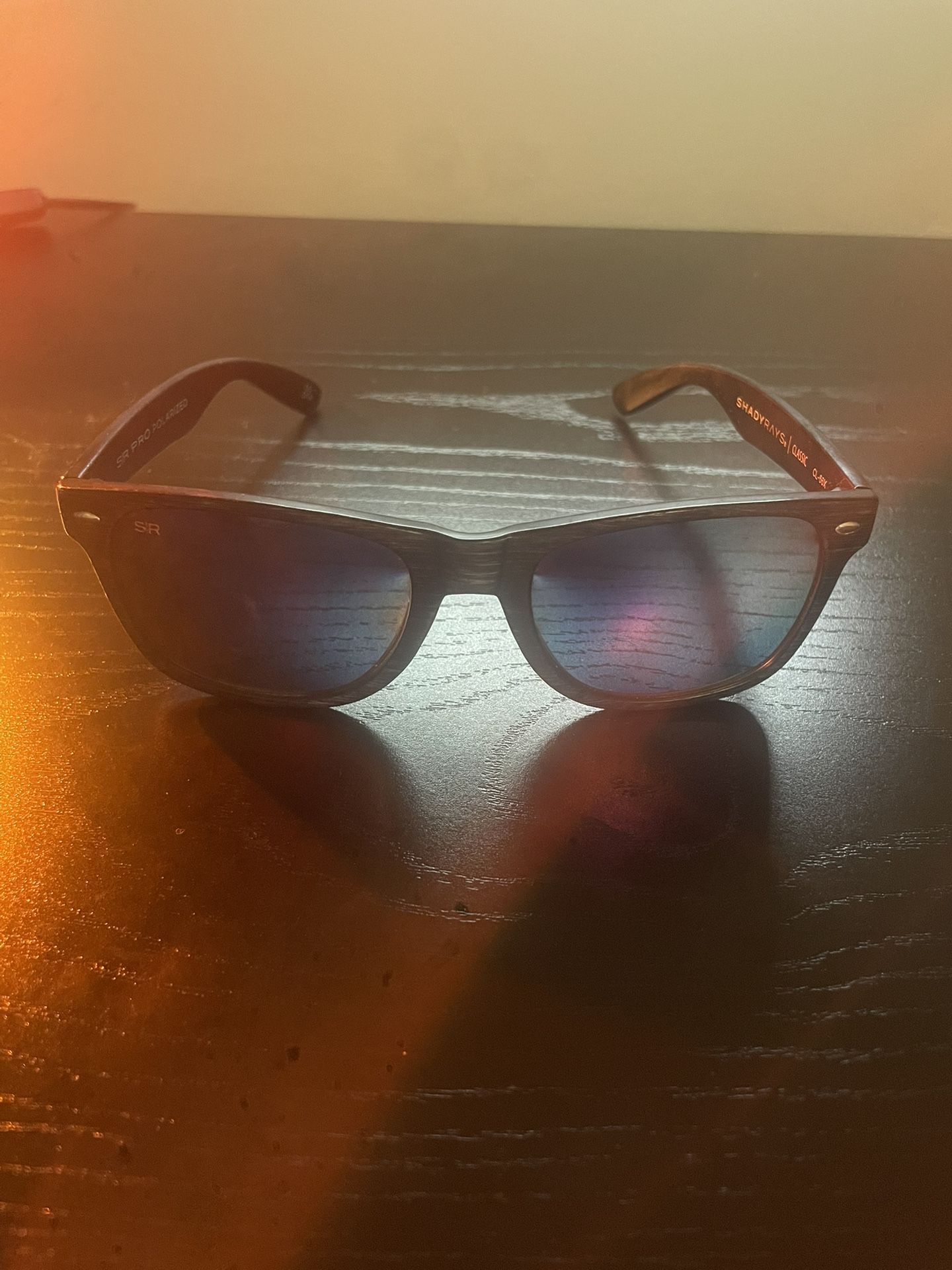Shady Rays Signature Series Polarized UV Sunglasses Black Frames
