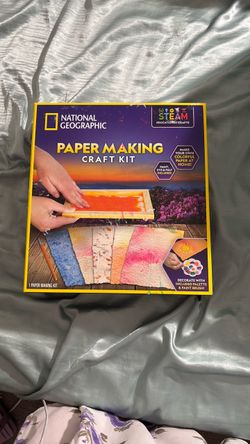 National Geographic paper making craft kit