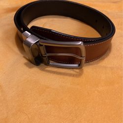 Men’s Leather Belt 32 Brown Express