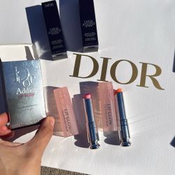 Dior Lip Balm Gift Set Of Two Regalos Para Mujer Maquillaje , Retail $90