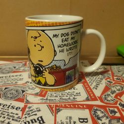 Peanuts Charlie Brown coffee cup 