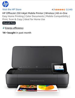 HP OfficeJet 250 Mobile All-in-One Printer
