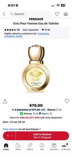 Versace perfume