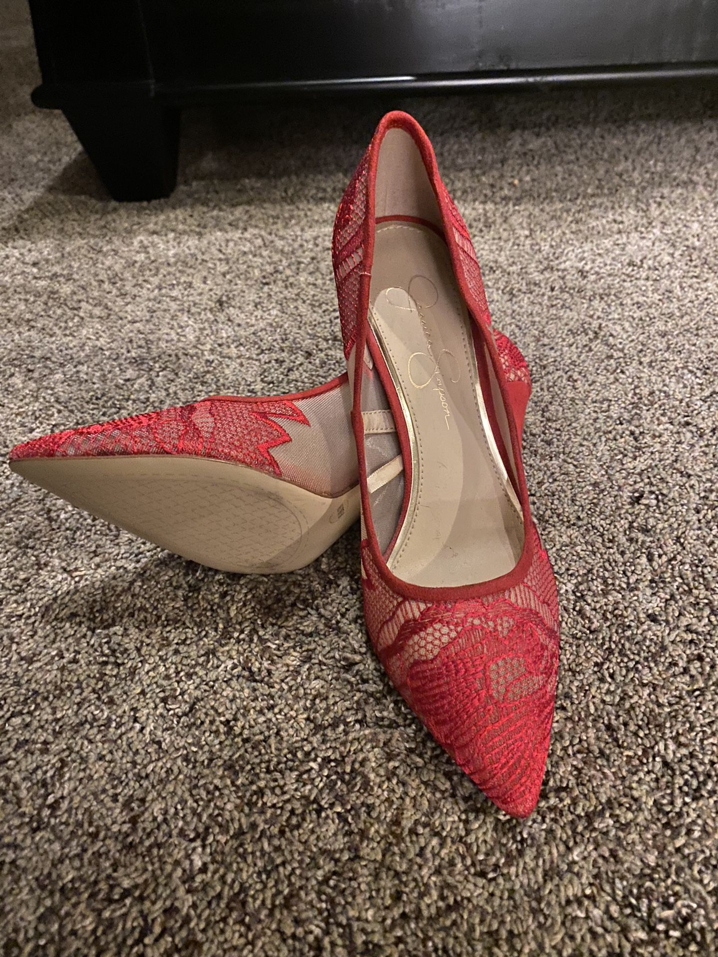 Jessica Simpson Brand , Elegant Ladies Heels  Fit Shoe Size 8 1/2 To 9