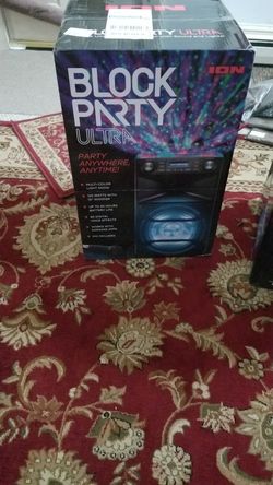 ION BLOCK PARTY ULTRA SPEAKER MIC and More for Sale in