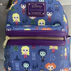 Loungefly Disney Hocus Pocus Chibi Characters Mini Backpack