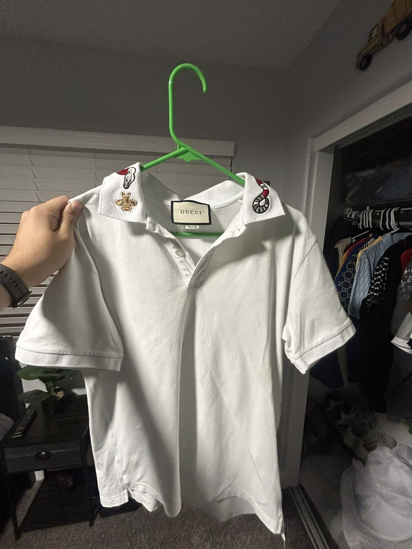 White Gucci Polo 