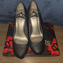 Black Wedge Dress Shoes