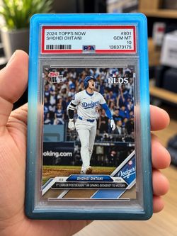 2024 Topps NOW Shohei Ohtani #801 First Postseason HR NLDS PSA 10 Dodgers 🔥⚾