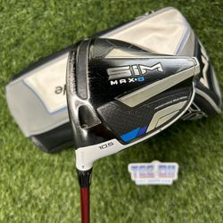 TaylorMade SIM Max D Driver 10.5 Loft Ventus Regular Flex MHL Grip LH