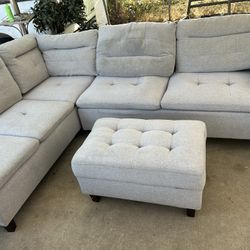 Light Gray Sectional 
