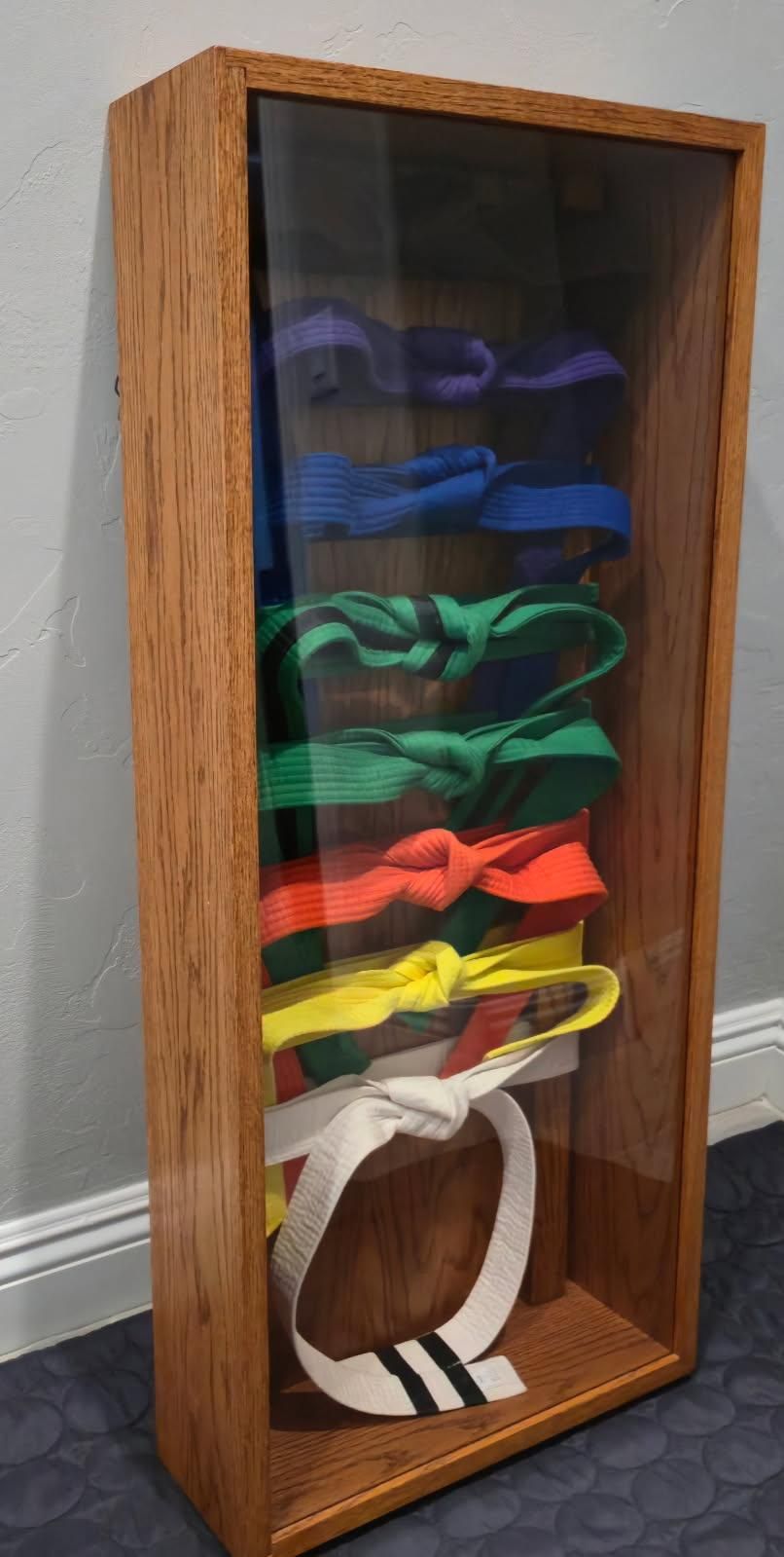 Martial Arts Belt Display Box