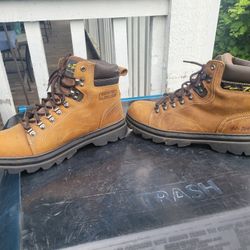 Mens size 12 Ad Tec Men's Crazy Horse Leather Boots Work Hiker Boot - worn one time like new